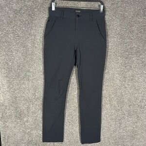Proof Pants Mens 30x30 Black Slim Fit Nylon‎ Cotton Stretch Chino Casual Travel